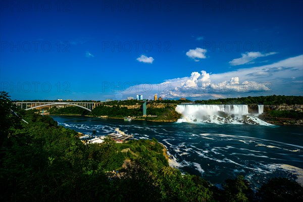 Canadian side view of Niagara Falls