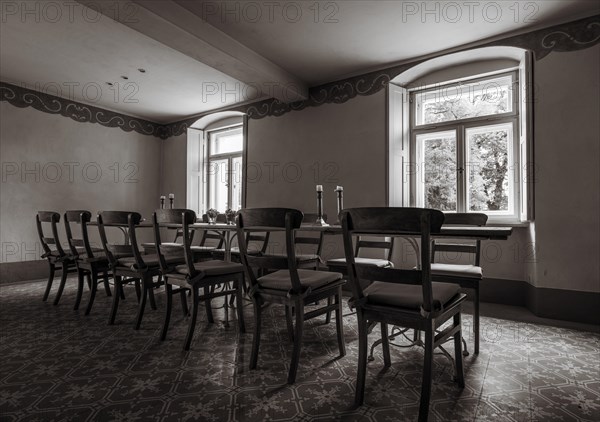 Small hall in an old farmhouse