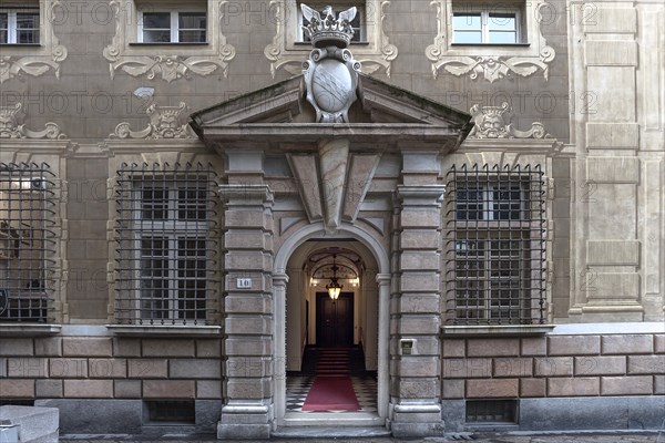 Entrance portal of Palazzo Cattaneo-Adorno