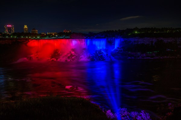 Canadian side view of Niagara Falls