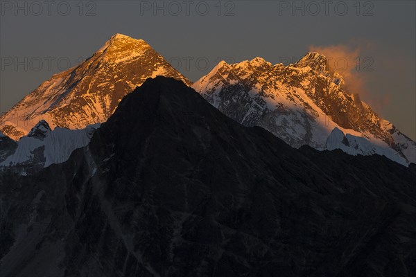 Mount Everest and Lhotse