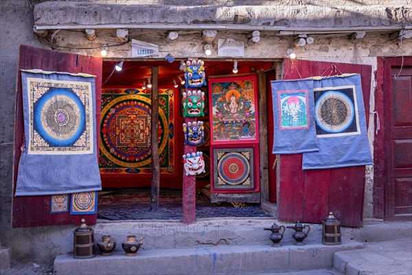 Small shop selling artefacts from Ladakh