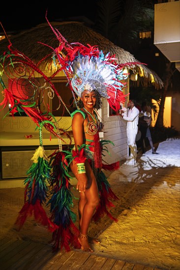 Dancer at Sandals Dunn's River Hotel