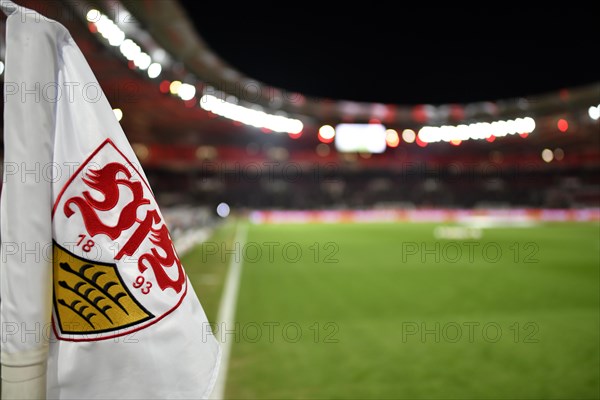 Corner flag VfB logo