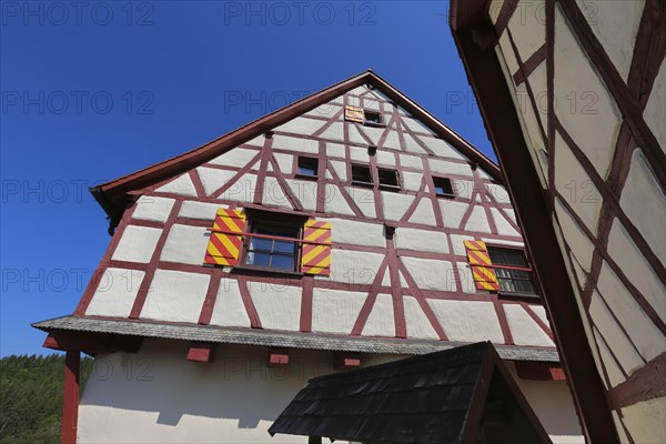 Hiking home of the Swabian Alb Association at Derneck Castle