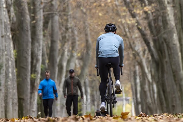 Outdoor activity in autumn weather