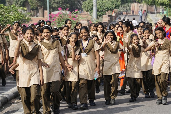 Indian schoolgirls