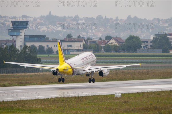 Landing passenger aircraft