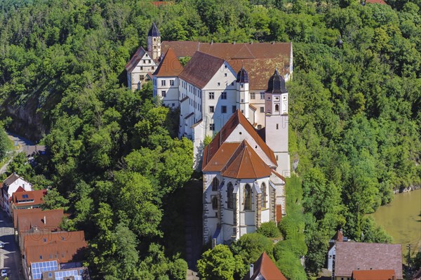 View of Haigerloch Castle in the Eyachtal valley