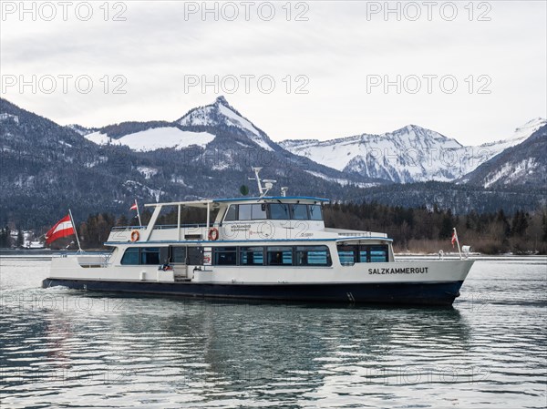 Snow-covered mountain peaks