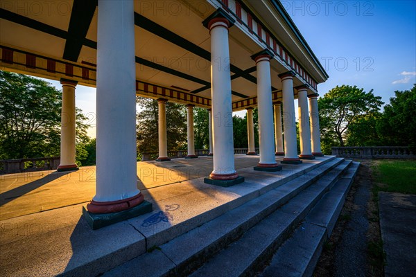 Dudley Memorial Shelter in the College Hill Park