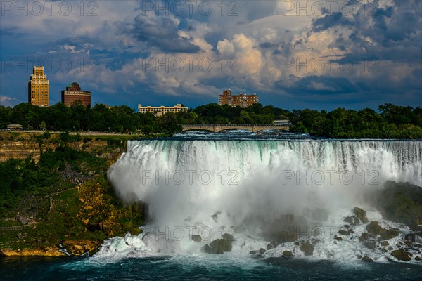 Canadian side view of Niagara Falls