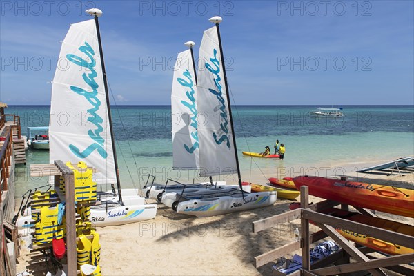 Water sports centre at Sandals Dunn's River Hotel