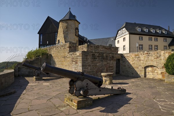 Inner courtyard with cannons and powder tower