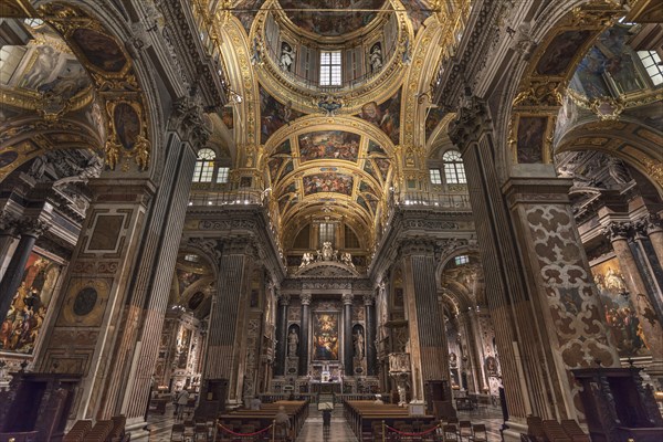 Interior of the Gesu Church