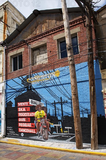 Orange Street Music Mural