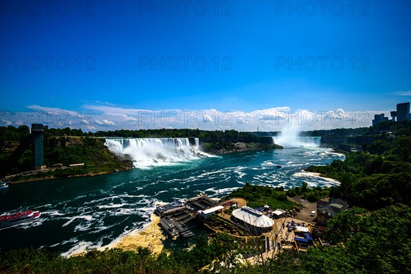 Canadian side view of Niagara Falls