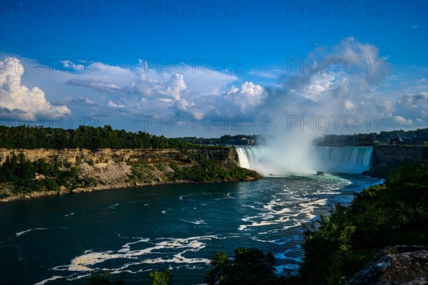 Canadian side view of Niagara Falls