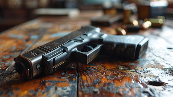 The famous Glock17 pistol