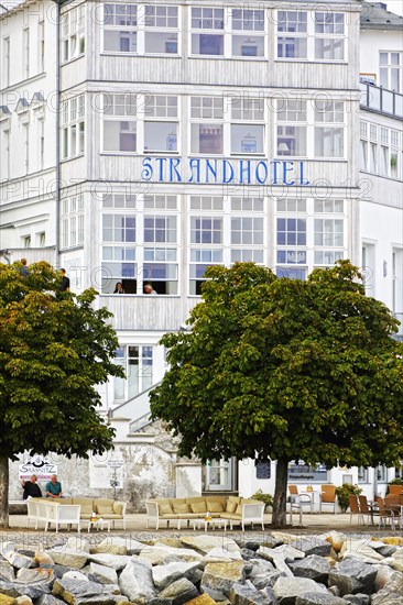 Beach hotel in the White City by the Sea