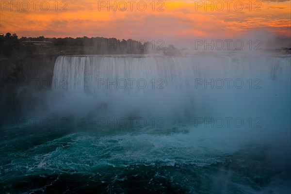 Canadian side view of Niagara Falls