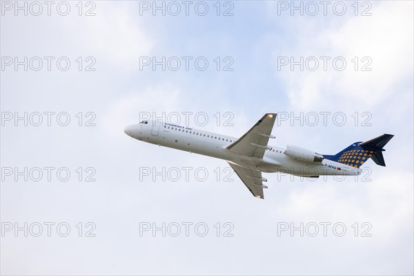 Passenger aircraft taking off