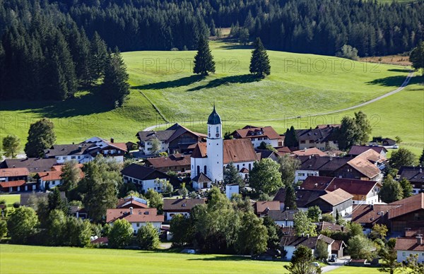 View of Zell in the Allgaeu