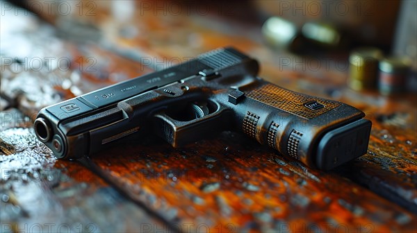 The famous Glock17 pistol