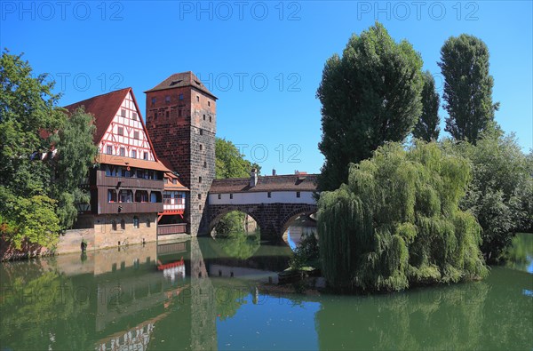 In the historic centre of Nuremberg