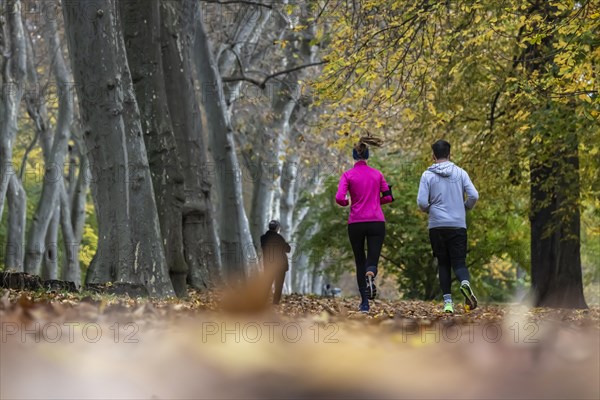 Outdoor activity in autumn weather