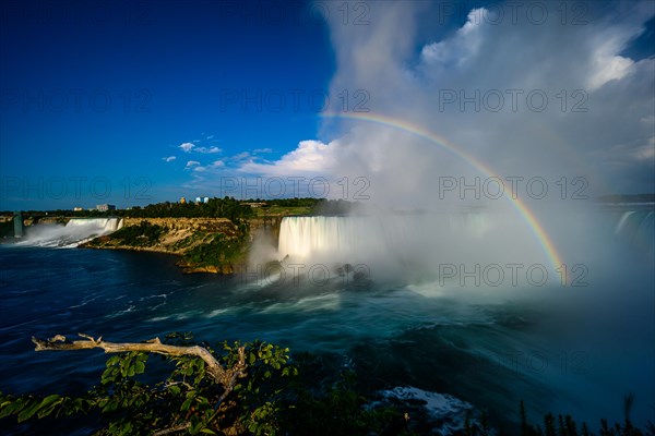 Canadian side view of Niagara Falls