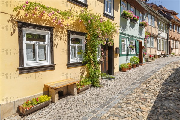 Half-timbered houses on the Schlossberg