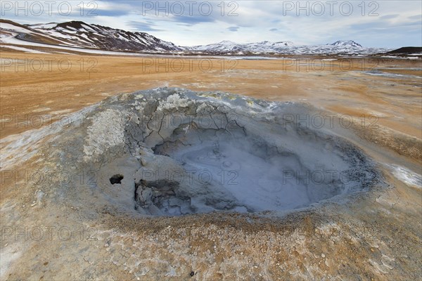 Boiling mudpool