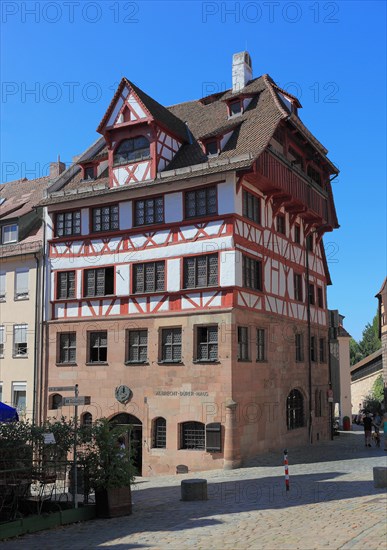 In the historic centre of Nuremberg