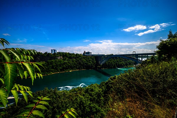 Canadian side view of Niagara Falls