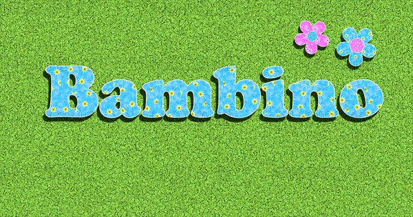 The Italian word Bambino