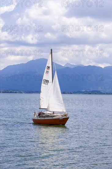 Sailing boat on Lake Chiemsee