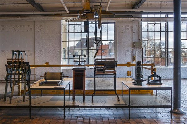 Old printing presses at the Industriemuseum