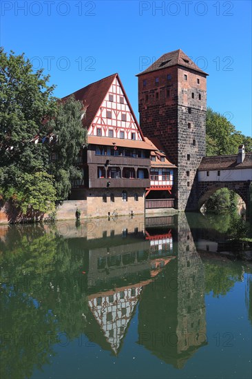 In the historic centre of Nuremberg