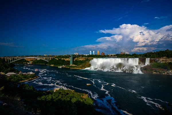 Canadian side view of Niagara Falls