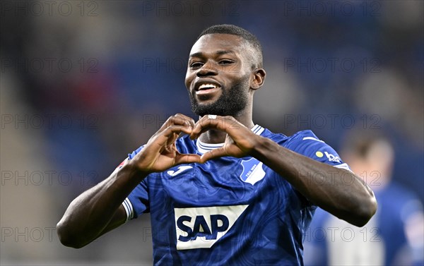 Goal celebration Ihlas Bebou TSG 1899 Hoffenheim