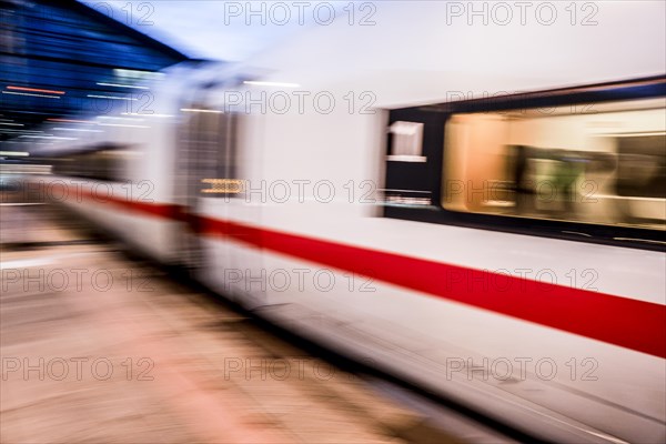 1st class carriages of a Deutsche Bahn ICE train