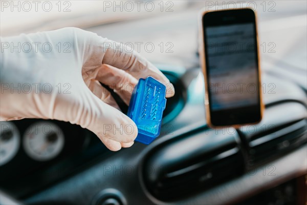 Car diagnostics using bluetooth scanner