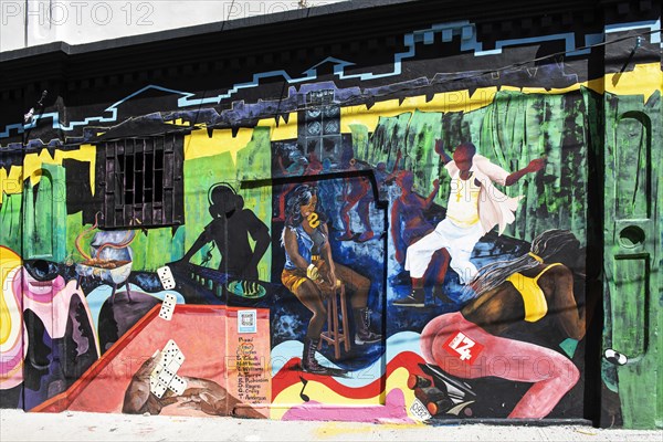 Music and dance mural