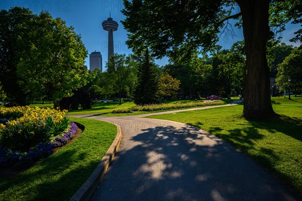 Canadian side view of Niagara Falls