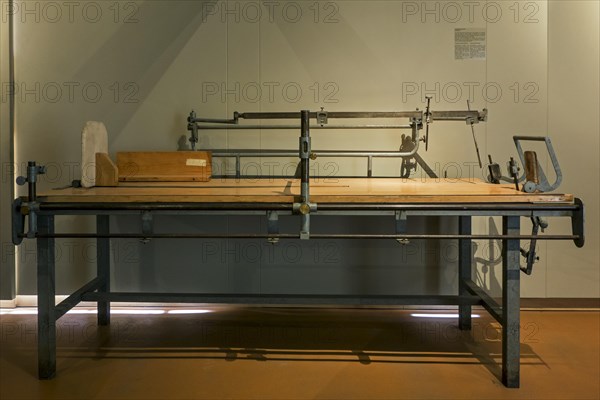 Anthropometrical table designed by French anthropometrist Maurice Verdun in the Dr Guislain Museum about the history of psychiatry