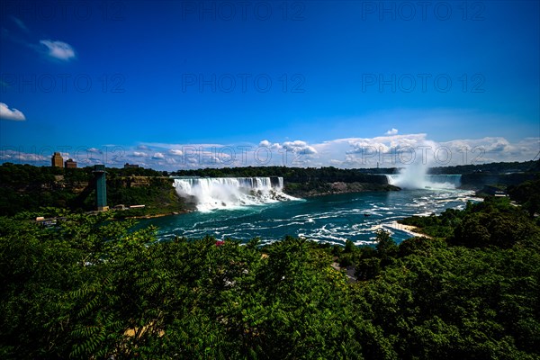 Canadian side view of Niagara Falls