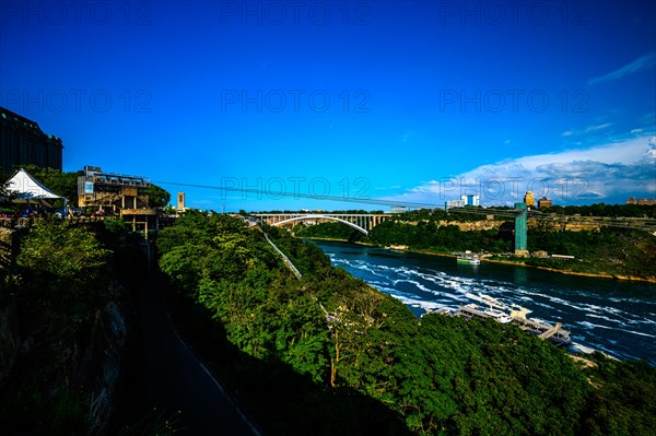 Canadian side view of Niagara Falls