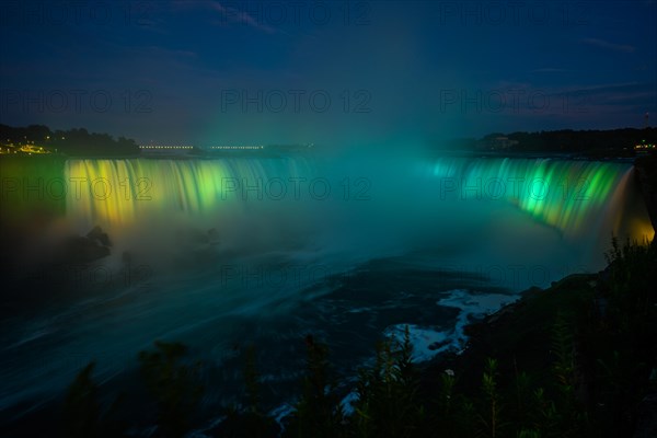 Canadian side view of Niagara Falls