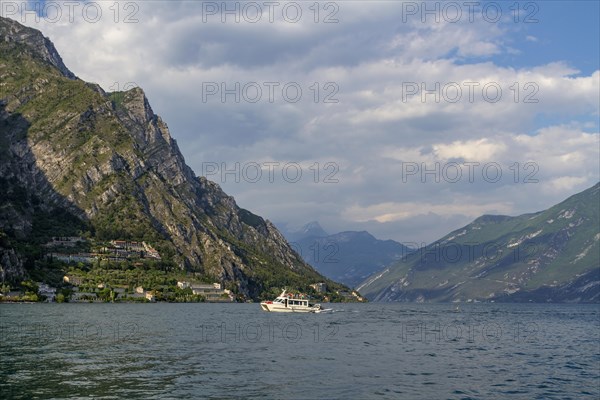 Excursion boat off Limone sul Garda